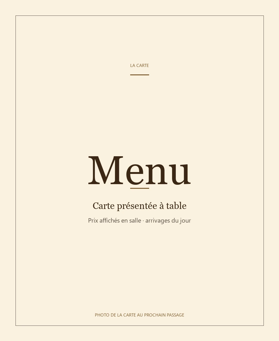 Carte Coconut Station, photo de la carte au prochain passage
